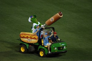 Besides doing away with grown men in sweaty suits launching hot dogs in the air, that is...